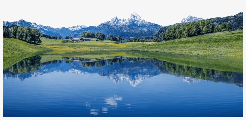 Design Art 'summer With Clear Mountain Lake' Photographic, transparent png #2904097