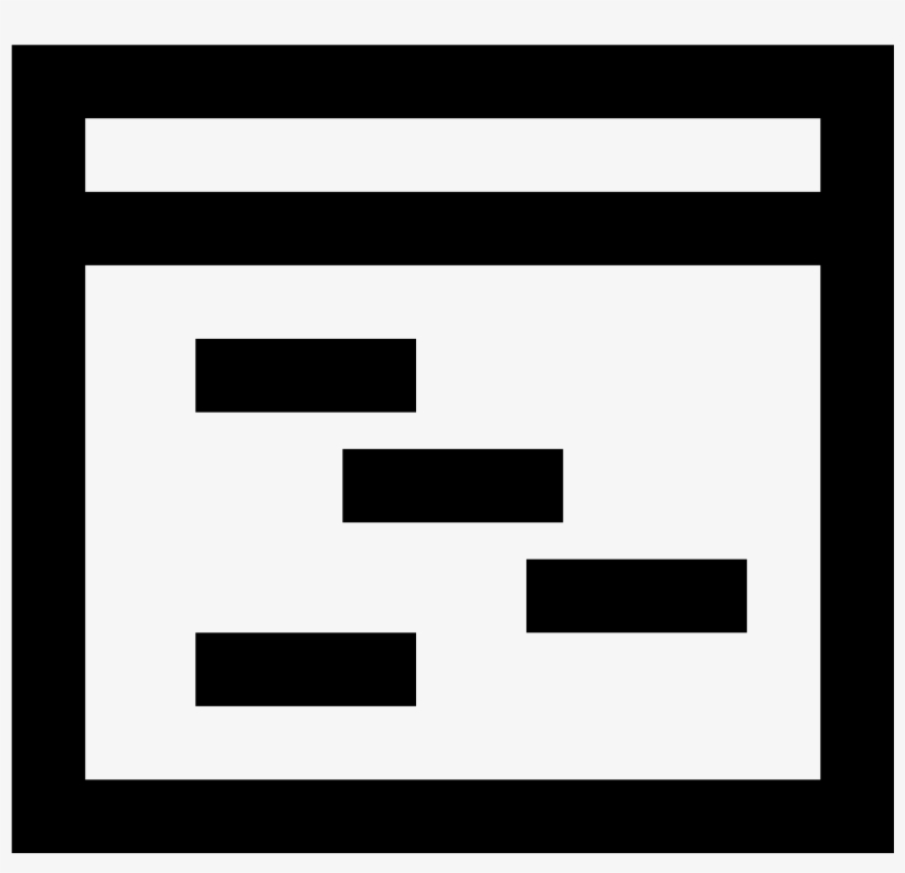 Black Square Outline Png - Icon, transparent png #2904212