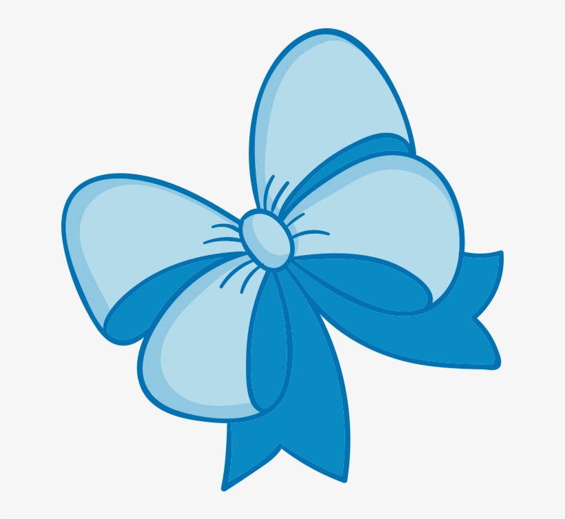 Laço Azul Em Png, transparent png #2905337