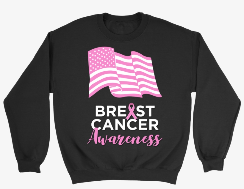 Usa Patriotic American Flag Breast Cancer Awareness - Buffalo New York Polish Pride Shirt, transparent png #2905775