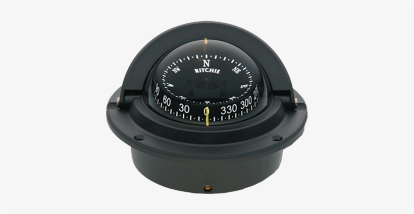 F83 Black Voyager Flush Mount Marine Power Boat Compass - F 83 Compass, transparent png #2905860