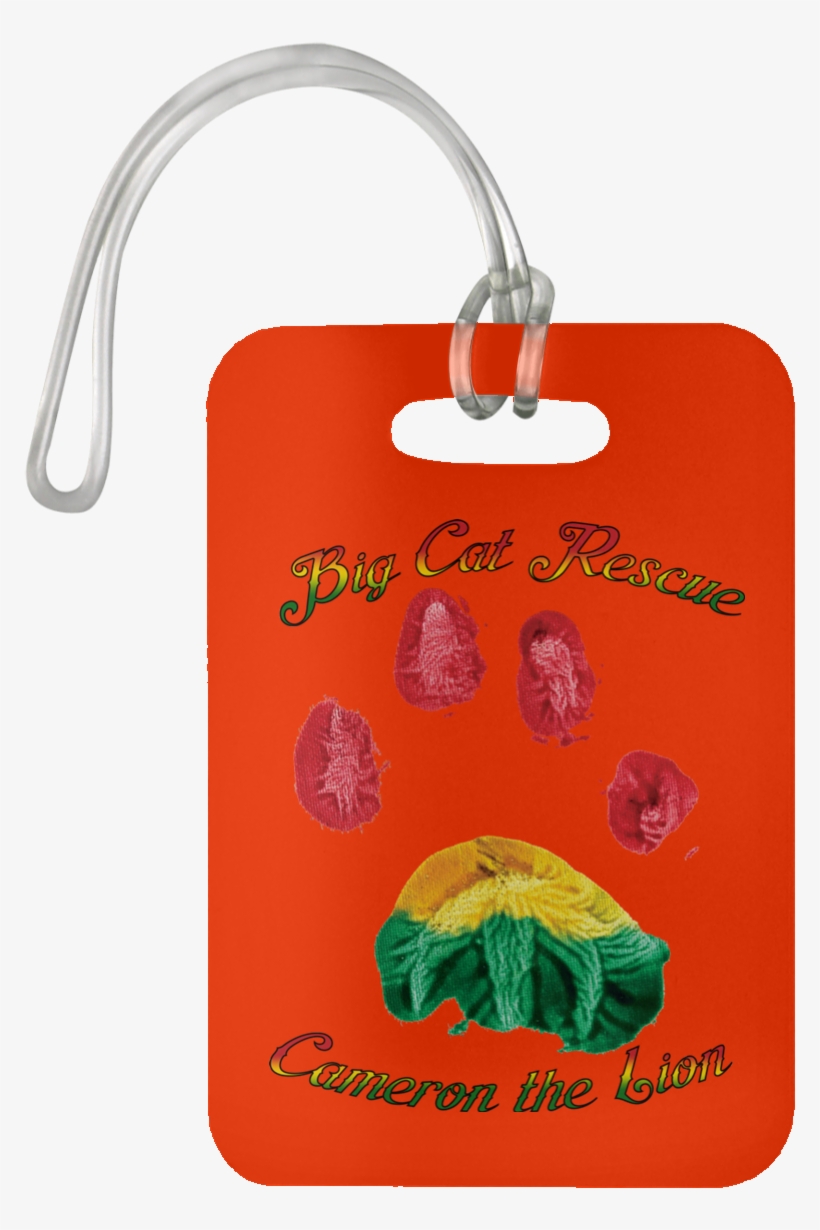 Cameron Lion Paw Print Un5503 Luggage Bag Tag - Bag Tag, transparent png #2906350