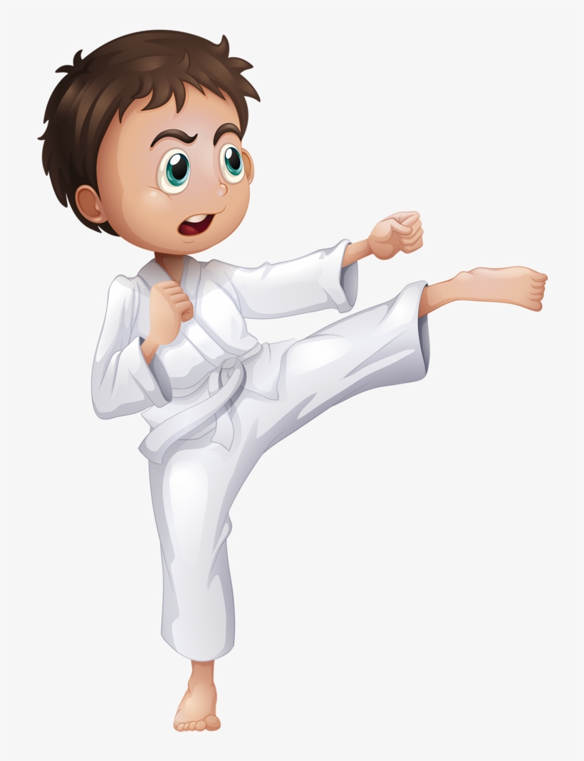 Фото, Автор Soloveika На Яндекс - Boy Cartoon Karate Transparent, transparent png #2906402