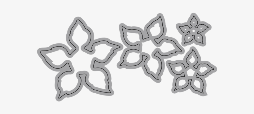 Christmas Flower - Elizabeth Craft Metal, transparent png #2906858