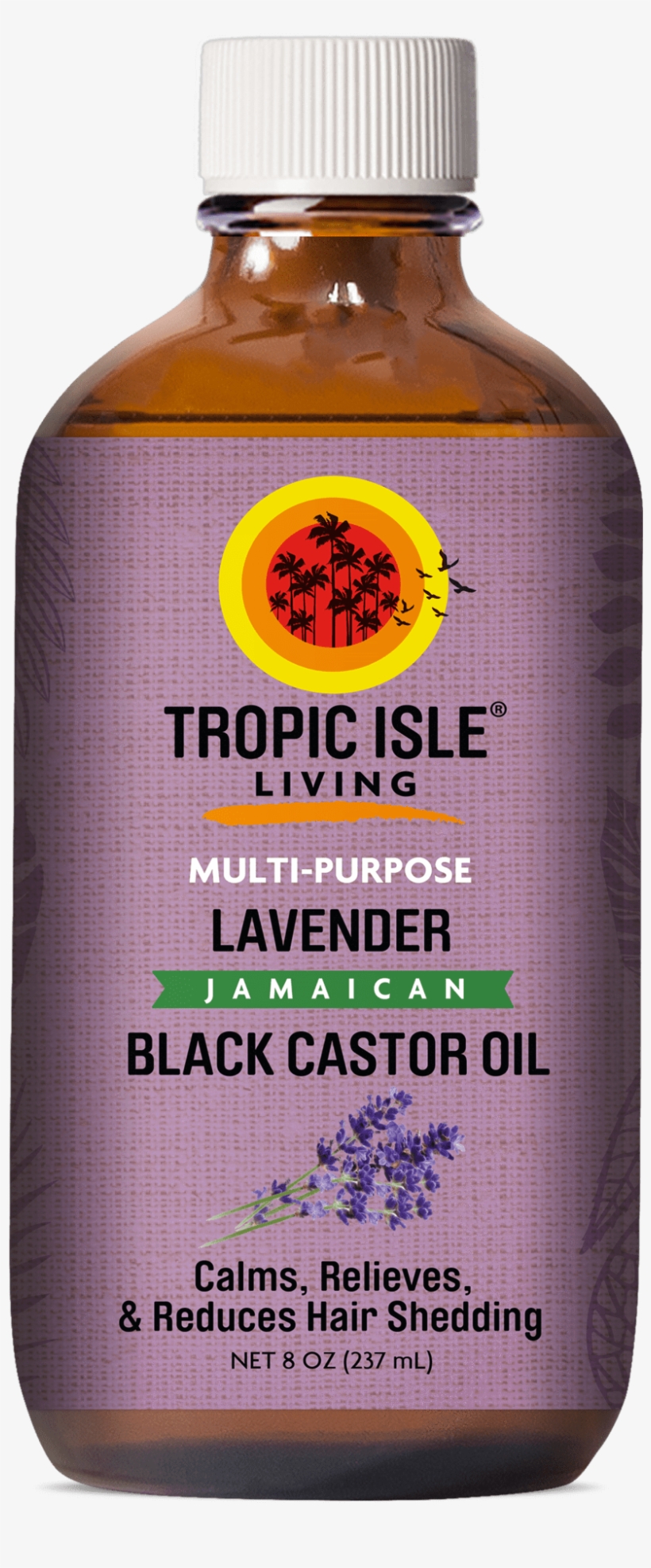 Lavender Jamaican Black Castor Oil - Tropic Isle Living Black Castor Oil, transparent png #2907706