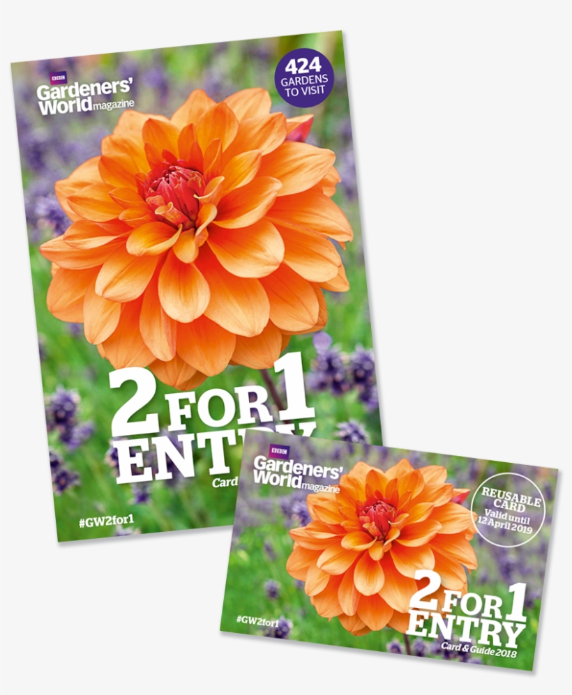2 For 1 Gardens 2018 Card And Guide, transparent png #2907827