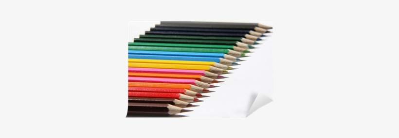 Multi Colored Rainbow Art And Drawing Pencils Wall - Art, transparent png #2907848