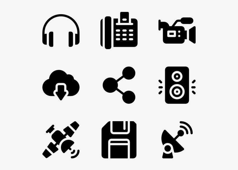 Media Technology - Png Contact Icons, transparent png #2908369