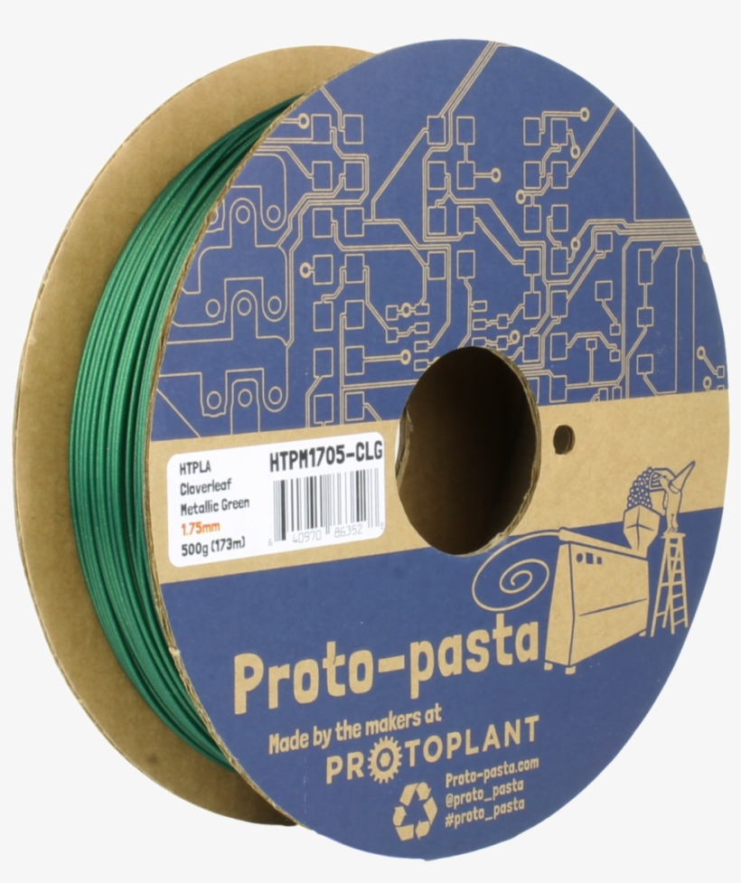 Proto-pasta Htp22805-ice High Temperature Spool , Pla, transparent png #2908435