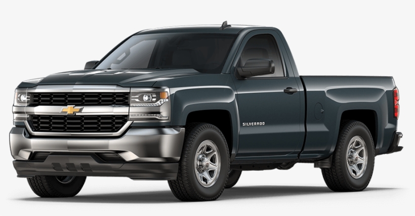 2017 Chevy Silverado 1500 1ls Graphite Metallic - Chevy Silverado 2017 Black, transparent png #2908552