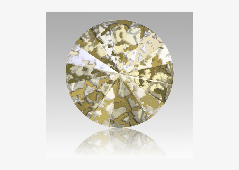 Crystal Gold Patina - Rivoli Swarovski Crystal White Patina, transparent png #2909008