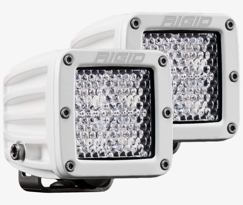 D2 Marine Twin Pack Led - Rigid Industries 602513 D-series Pro Diffused Light, transparent png #2909010