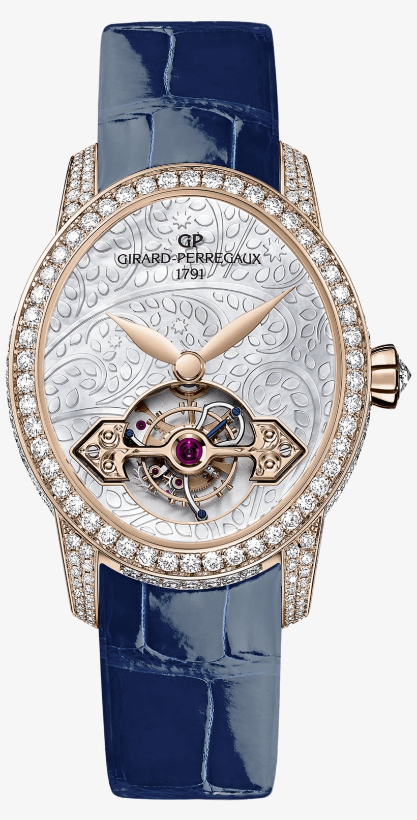 Cat's Eye Tourbillon With Gold Bridge Ref - Girard Perregaux Com Cat Eyes, transparent png #2909047