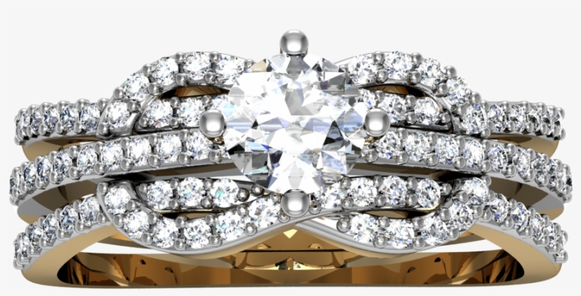 Silver Ring With Diamonds Png - Ring, transparent png #2909136