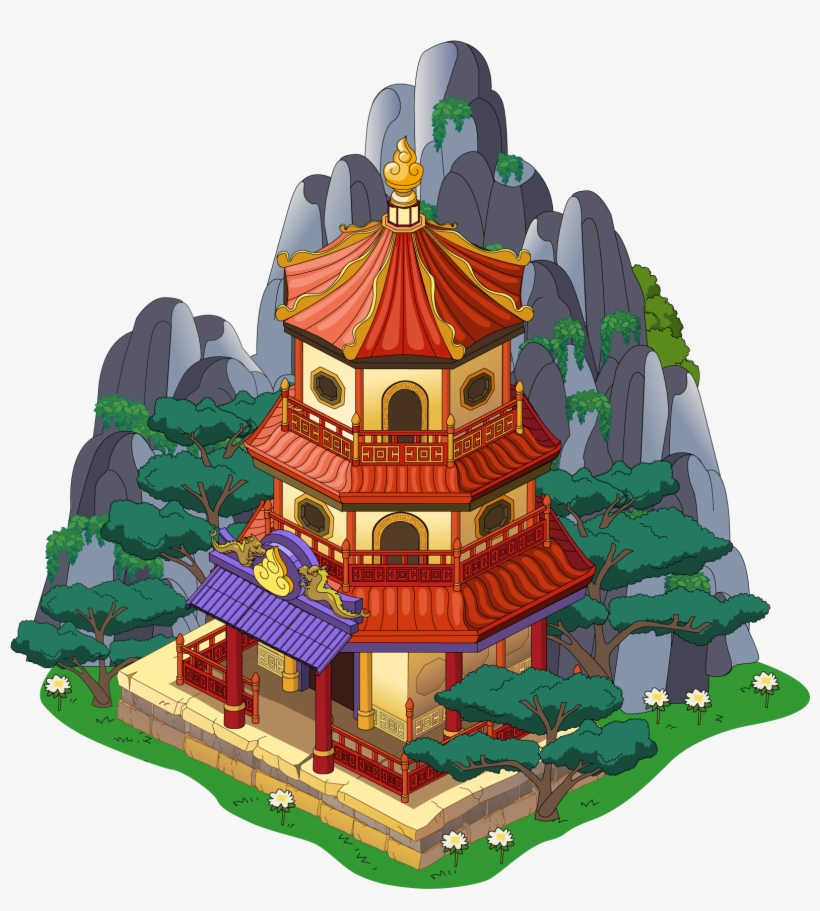 Fg Building Pagoda - Illustration, transparent png #2909647