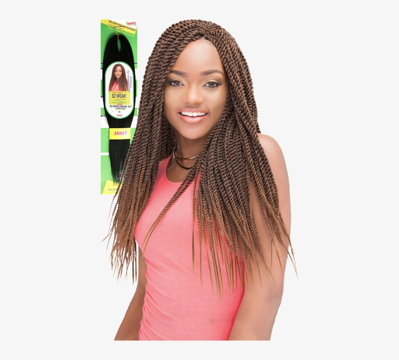 Janet Collection Ez Wear Braid - Janet Collection Synthetic Hair Braids Pre-prepped, transparent png #2910017