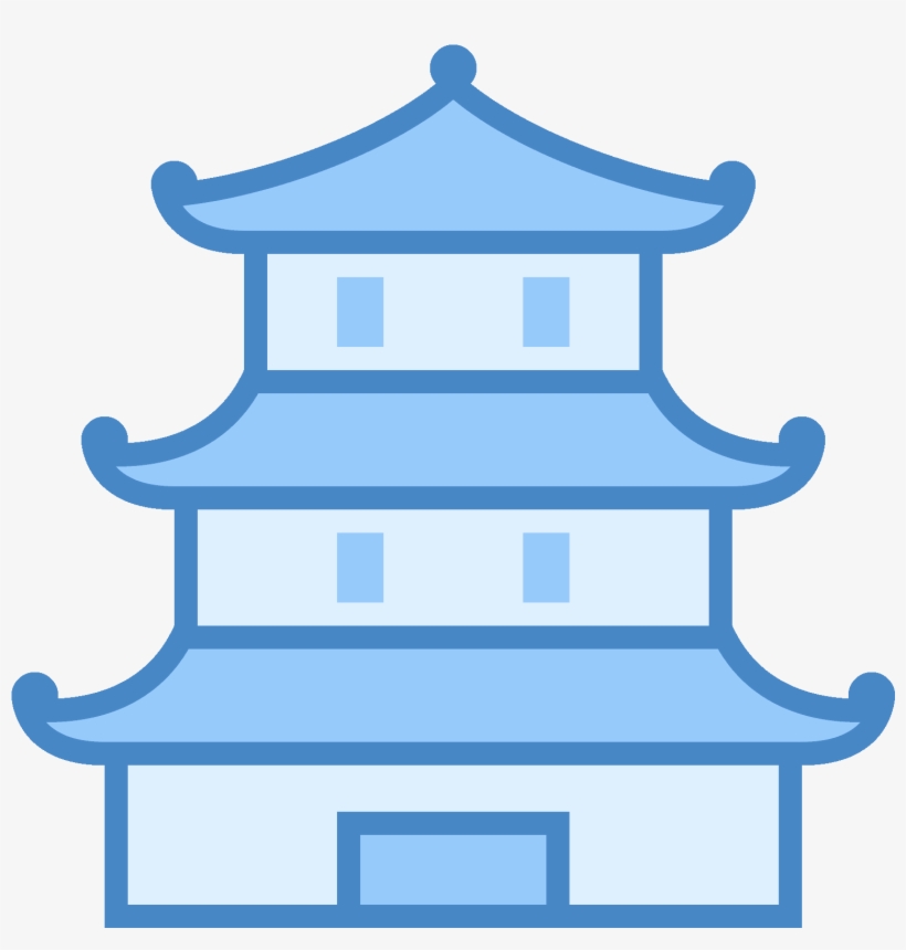 This Is A Three Tier Building - Temple, transparent png #2910157