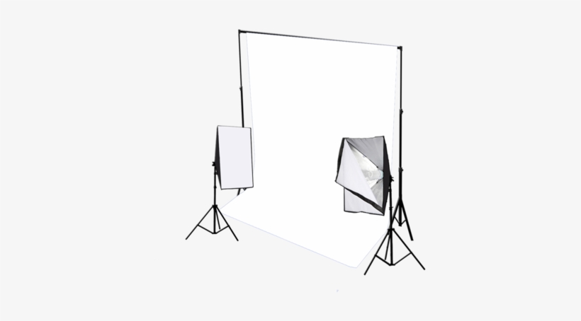 White Backdrop With Softbox Lights - Softbox, transparent png #2910235
