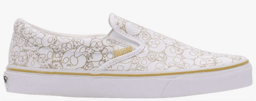 Takashi Murakami X Slip-on Lx 'gold Skull' - Slip-on Shoe, transparent png #2910237