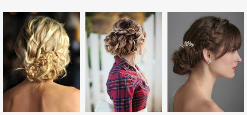 Far - Wedding Hair Updo With Braids, transparent png #2910256