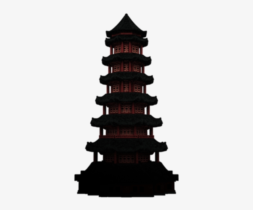 Pagoda Of Peril - Illustration, transparent png #2910261