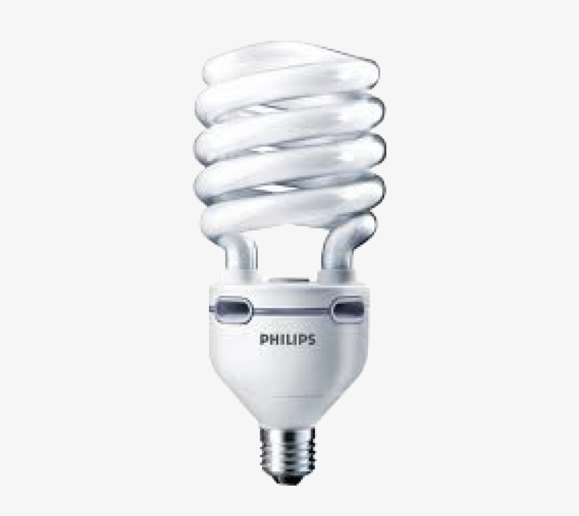 Bombilla Bajo Consumo Philips Tornado High Lumen 60w - Philips Energy-saving Lamp Tornado High Lumen, 45 Watt, transparent png #2910529