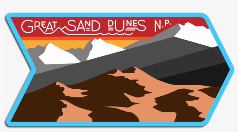 Great Sand Dunes N - Great Sand Dunes National Park And Preserve, transparent png #2910785