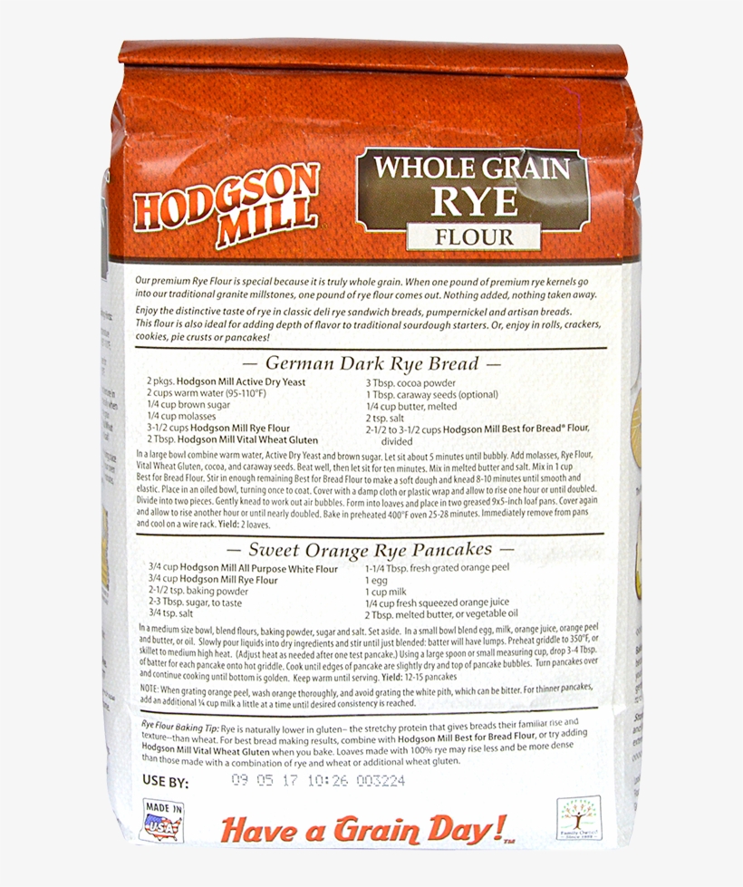 Rye Flour - Hodgson Mill Wheat Germ Untoasted, transparent png #2910863