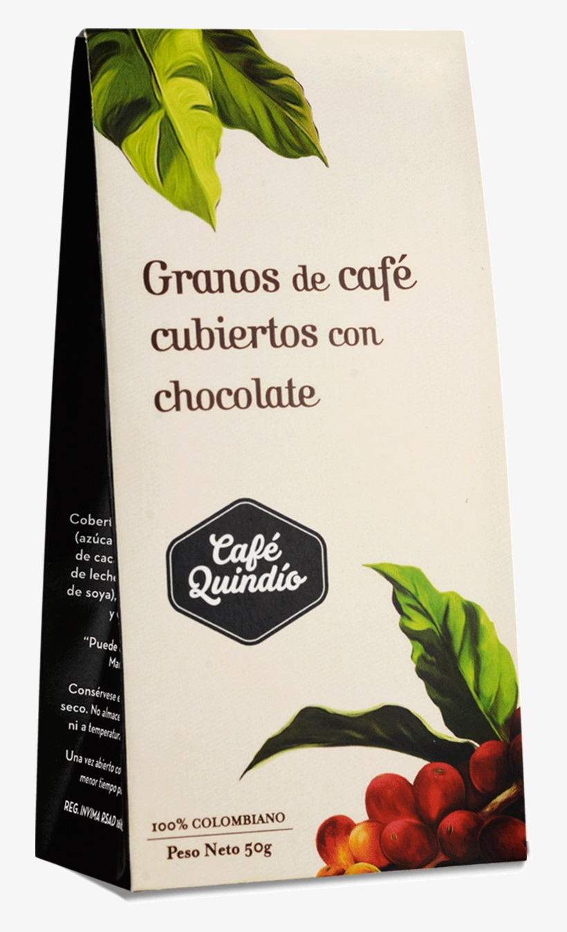 Granos De Café Cubiertos Con Chocolate - Cafe Del Quindio Cafe Quindio Special Origin Coffee, transparent png #2910909