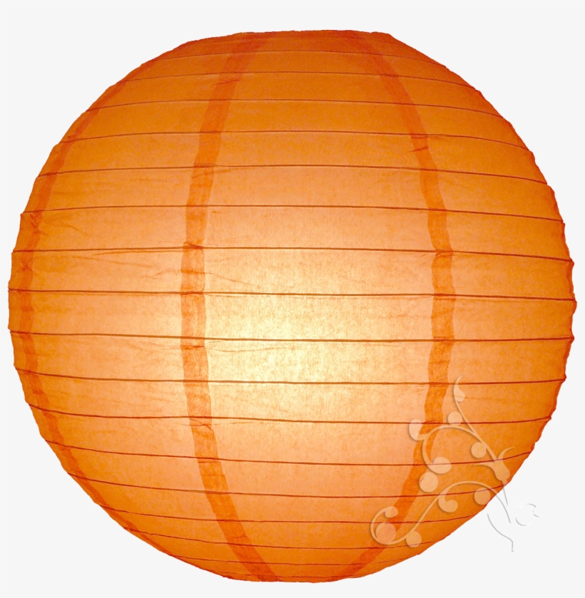 10 Orange Paper Lanterns, transparent png #2911227