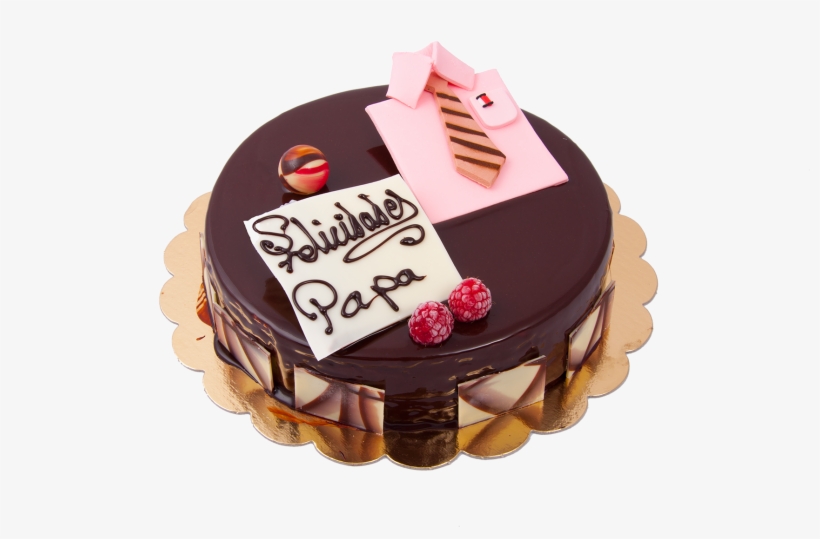 Tarta Dia Del Padre - Chocolate Cake, transparent png #2911617