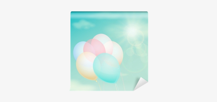 Colorful Balloon On The Background Sky - Balloon, transparent png #2911780