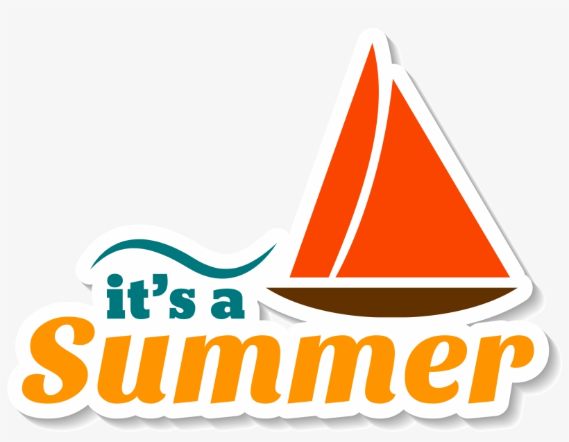Sailboat Clipart Summer - Summer, transparent png #2911858