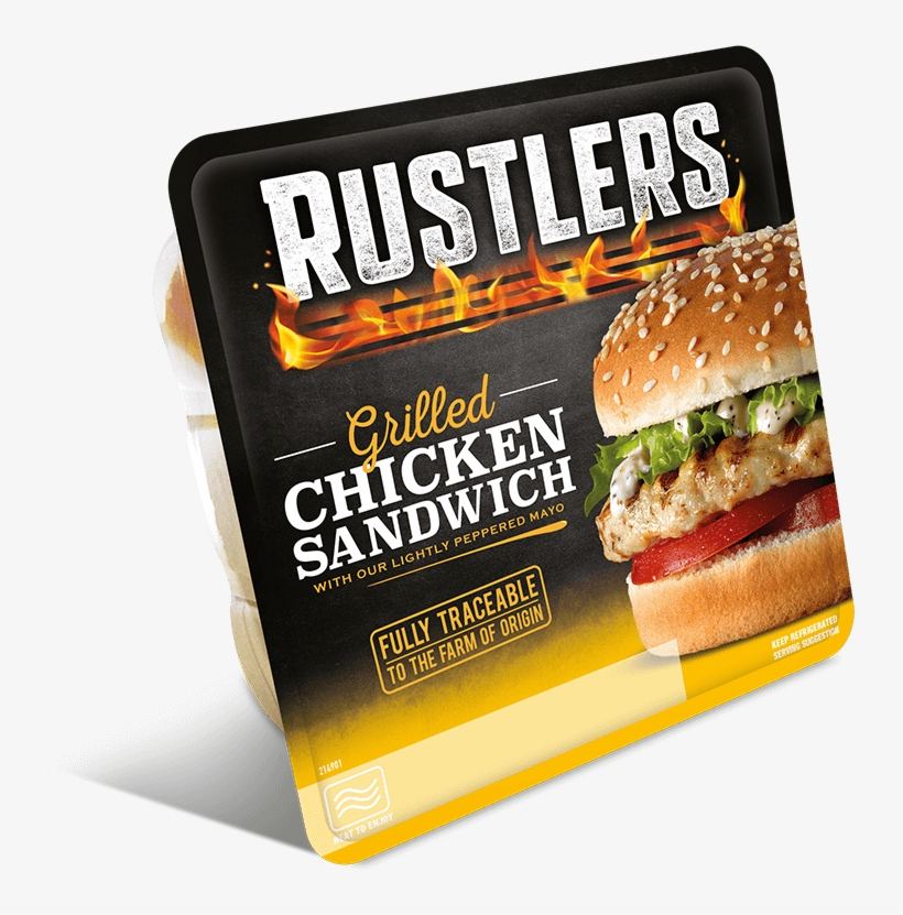Rustlers Chicken Sandwich - Rustlers Grilled Chicken Sandwich With Our Lightly, transparent png #2912026