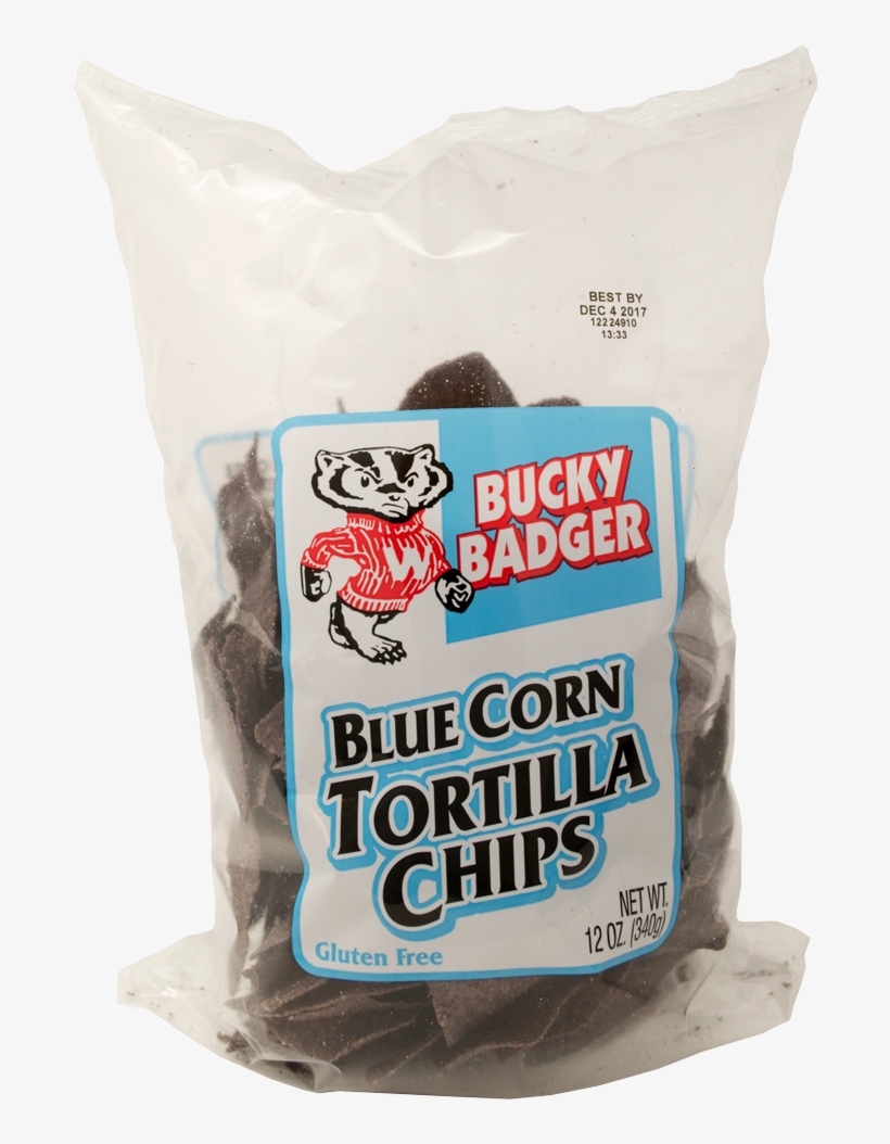 Bucky Badger Blue Corn Tortilla Chips - Blue Corn, transparent png #2912101