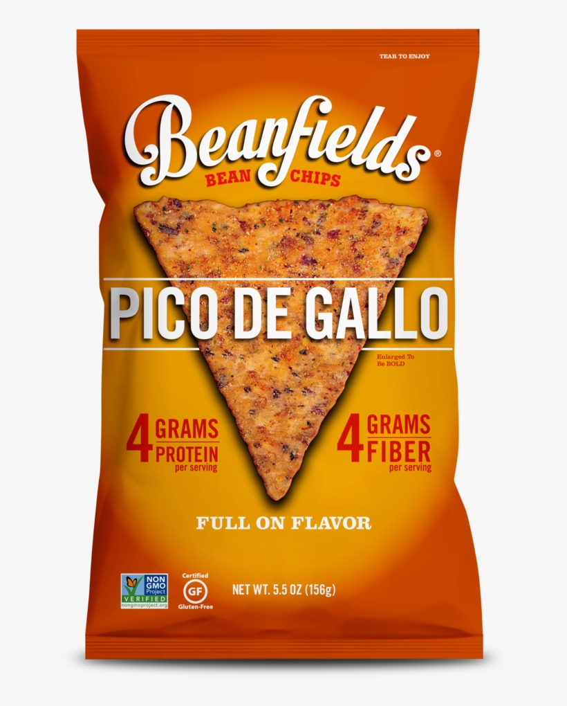 Pico De Gallo Bean Chips - Beanfields Pico De Gallo Chips, transparent png #2912132