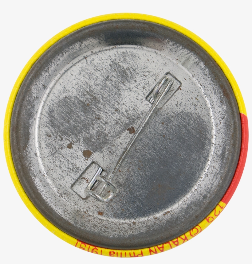 Is That Your Face Yellow Button Back Social Lubricators - Circle, transparent png #2912310