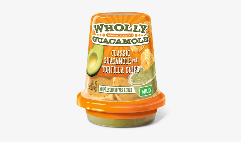 Nutritional Information - Wholly Guacamole Snack Pack, transparent png #2912380