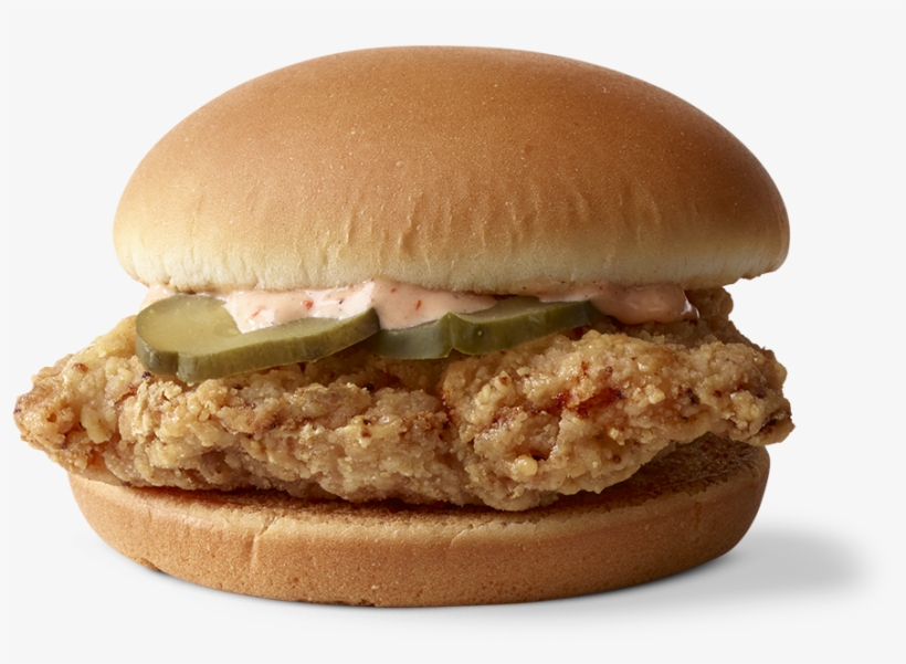 Food & Cooking - Classic Chicken Burger Mcdonalds, transparent png #2912466