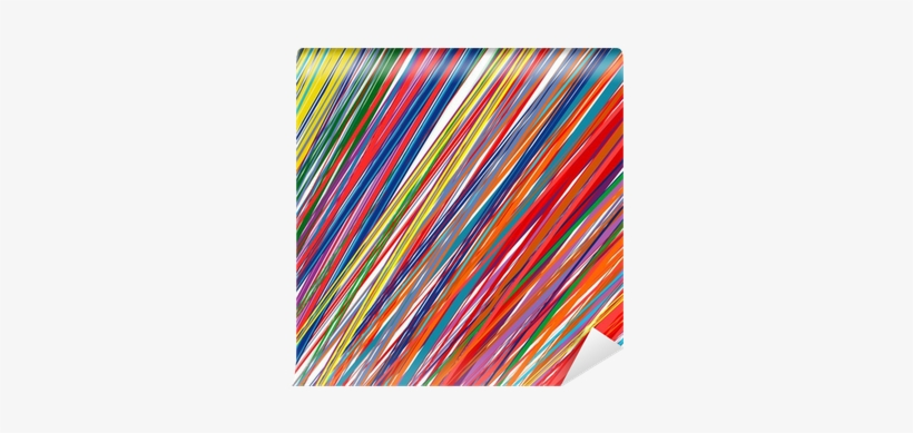 Abstract Color Stripes Background Wall Mural • Pixers® - Abstract Art, transparent png #2912470