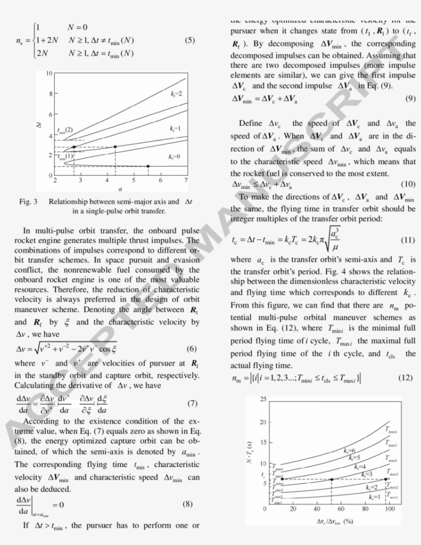 Relationship Between Characteristic Velocity And Flying - Document, transparent png #2912538