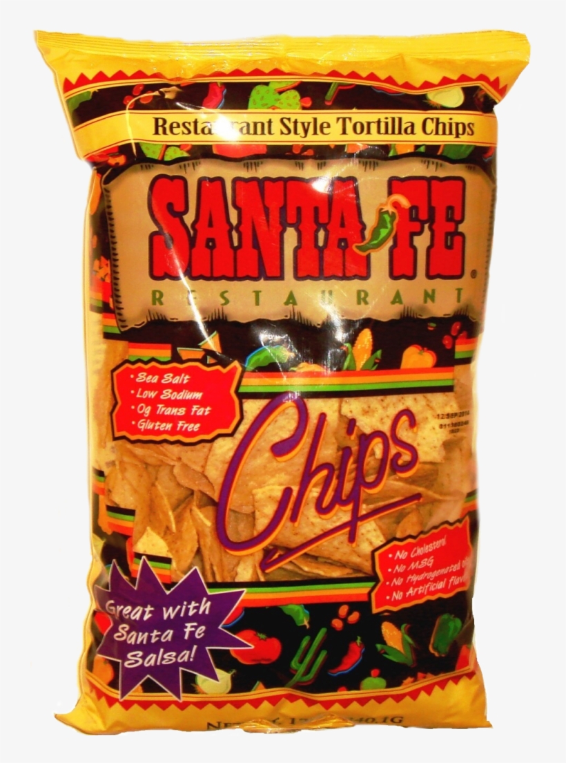 A Perfect Blend Of Yellow & White Stone Ground Corn - Santa Fe Chips, transparent png #2912564
