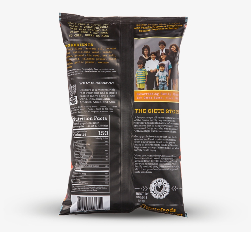 Salud Y Sabor - Tortilla Chip, transparent png #2912612