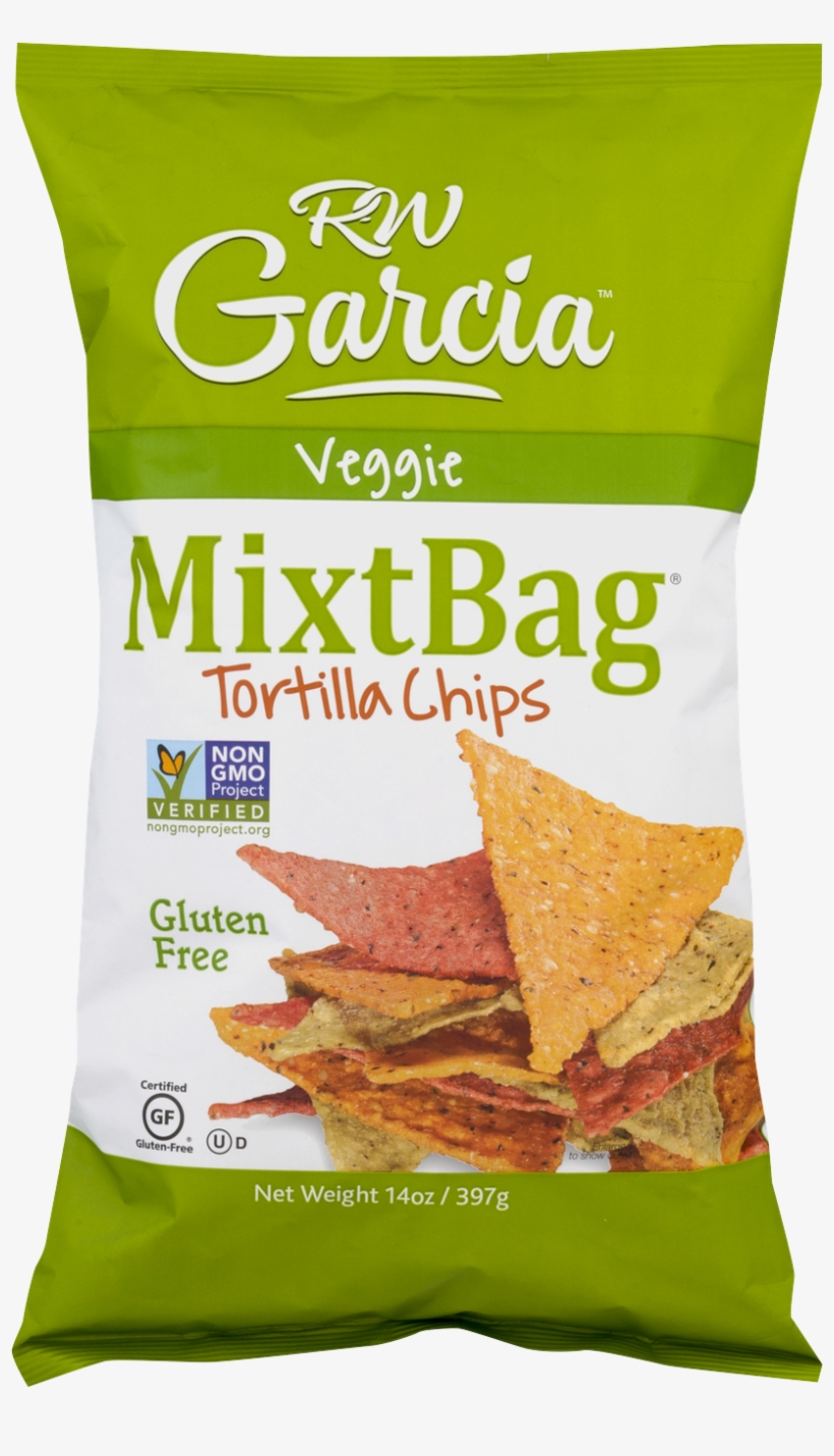 R.w. Garcia Mixtbag Yellow & Blue Corn Tortilla, transparent png #2912637