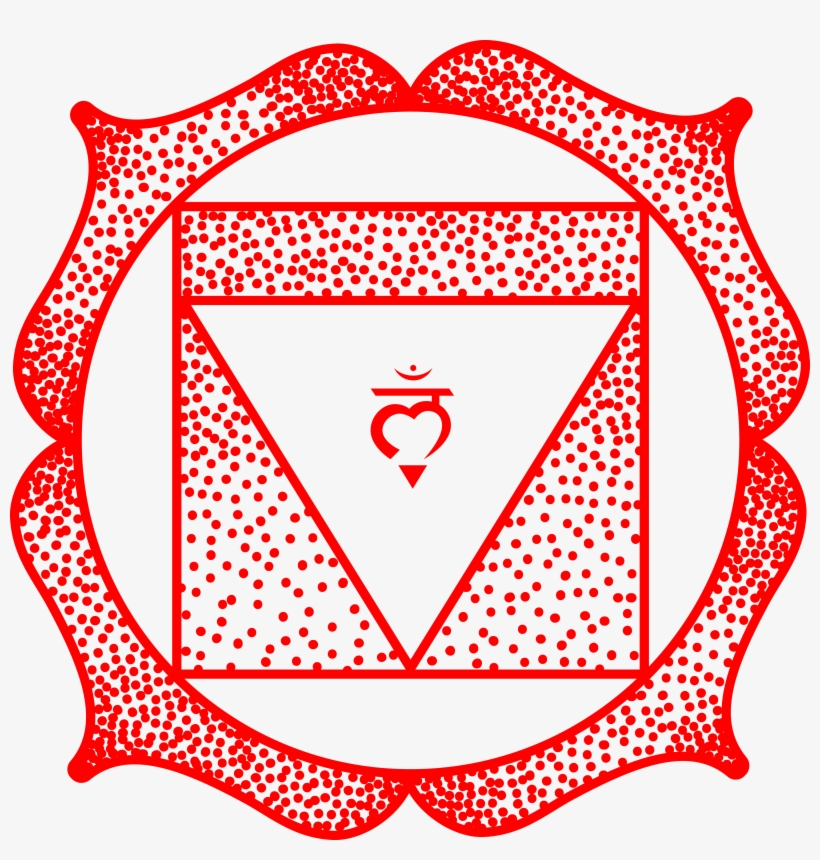 The Red Chakra Is The Base Of The Chakras - Emblem, transparent png #2913173