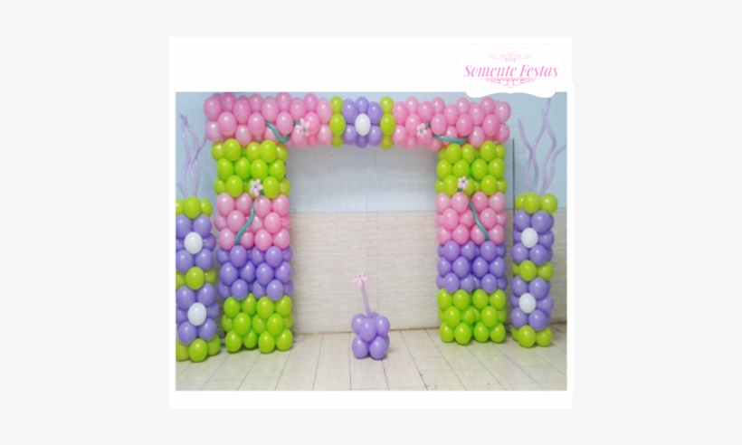 Coluna De Balões - Coluna De Balão Png, transparent png #2913385