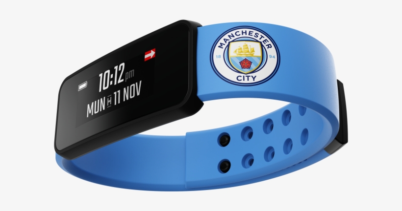 Fantom A Smartband For Manchester City Fans - Man City Smart Watch, transparent png #2913489