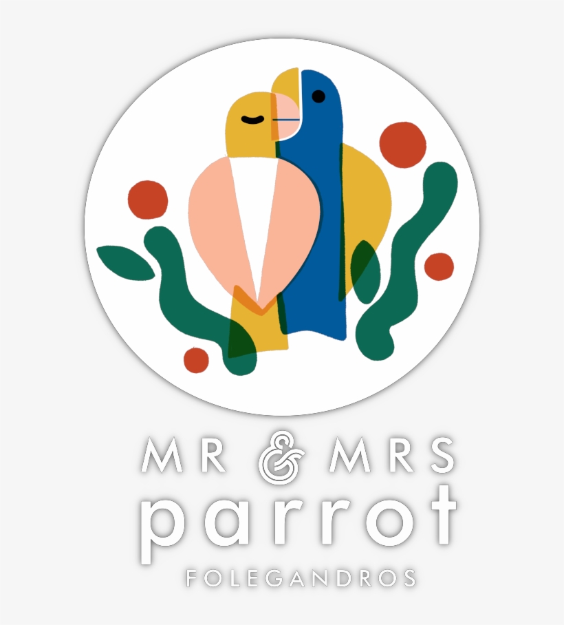 Mr & Mrs Parrot - Folegandros Apartments, transparent png #2913770