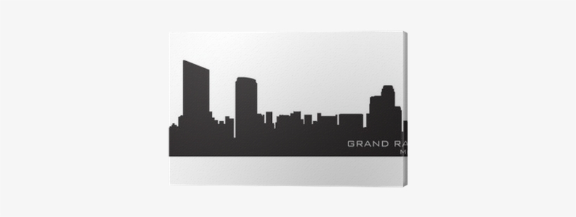 Grand Rapids, Michigan Skyline - Grand Rapids Skyline Painting, transparent png #2913858