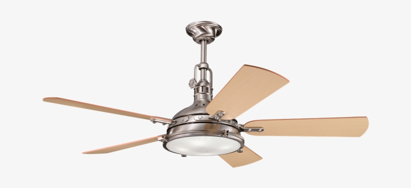 Fans Whitmore 300105obb - Kichler Lighting 300018bss 56-inch Hatteras Bay Ceiling, transparent png #2914047